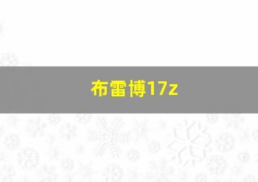 布雷博17z