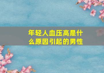 年轻人血压高是什么原因引起的男性