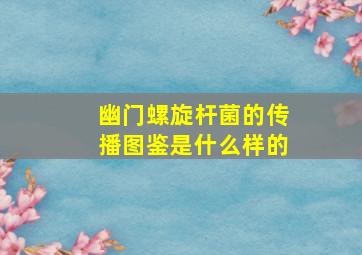 幽门螺旋杆菌的传播图鉴是什么样的