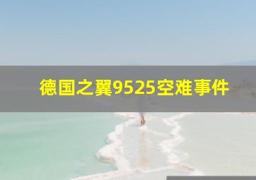 德国之翼9525空难事件