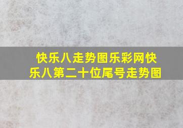 快乐八走势图乐彩网快乐八第二十位尾号走势图