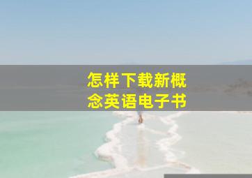 怎样下载新概念英语电子书