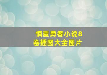 慎重勇者小说8卷插图大全图片