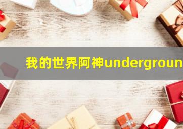 我的世界阿神underground