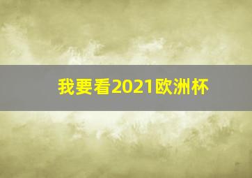 我要看2021欧洲杯