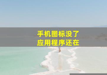 手机图标没了应用程序还在