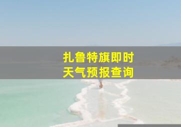 扎鲁特旗即时天气预报查询