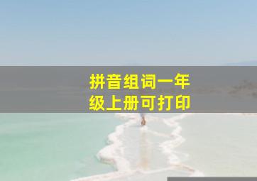 拼音组词一年级上册可打印