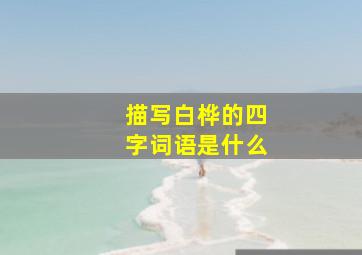 描写白桦的四字词语是什么