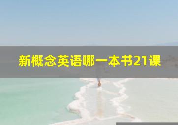 新概念英语哪一本书21课