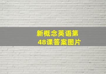 新概念英语第48课答案图片