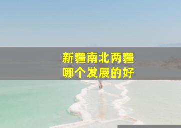 新疆南北两疆哪个发展的好