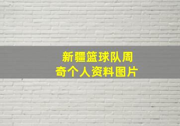 新疆篮球队周奇个人资料图片