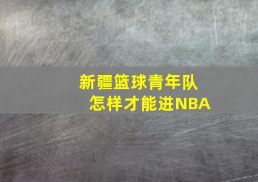 新疆篮球青年队怎样才能进NBA