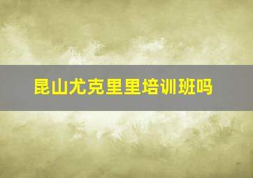 昆山尤克里里培训班吗