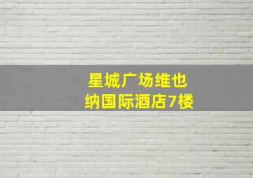 星城广场维也纳国际酒店7楼