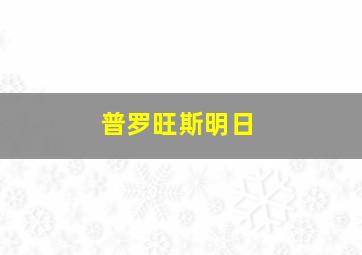 普罗旺斯明日