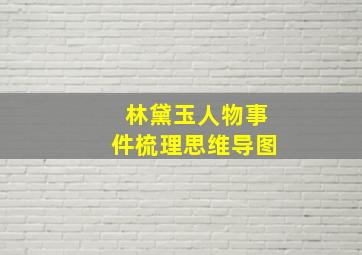 林黛玉人物事件梳理思维导图