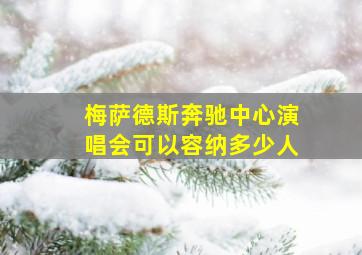 梅萨德斯奔驰中心演唱会可以容纳多少人