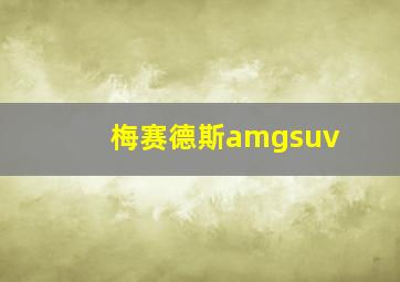 梅赛德斯amgsuv