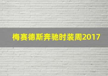 梅赛德斯奔驰时装周2017