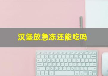 汉堡放急冻还能吃吗