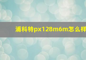 浦科特px128m6m怎么样