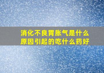 消化不良胃胀气是什么原因引起的吃什么药好