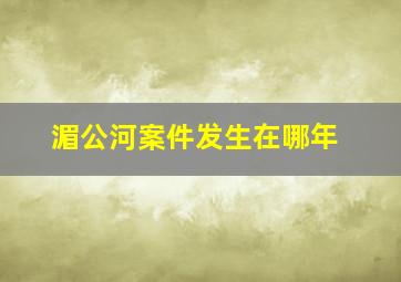 湄公河案件发生在哪年