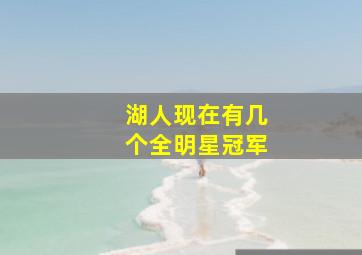 湖人现在有几个全明星冠军