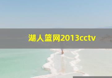 湖人篮网2013cctv