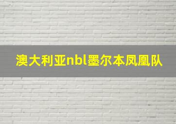 澳大利亚nbl墨尔本凤凰队