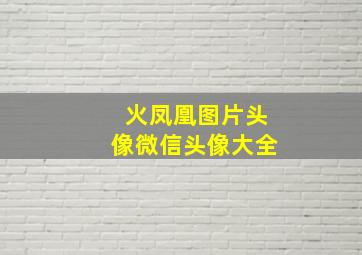 火凤凰图片头像微信头像大全