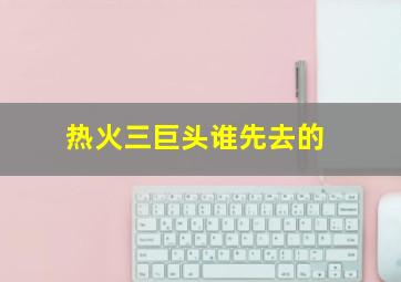 热火三巨头谁先去的