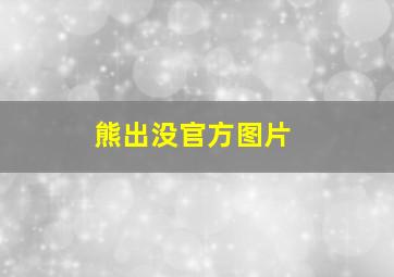 熊出没官方图片