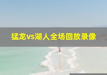 猛龙vs湖人全场回放录像