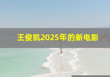 王俊凯2025年的新电影