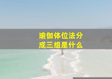 瑜伽体位法分成三组是什么