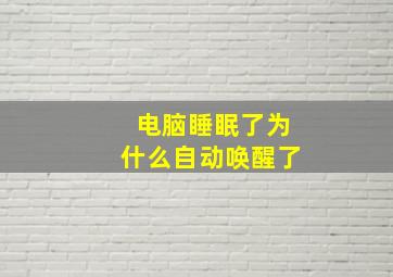 电脑睡眠了为什么自动唤醒了