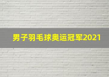 男子羽毛球奥运冠军2021