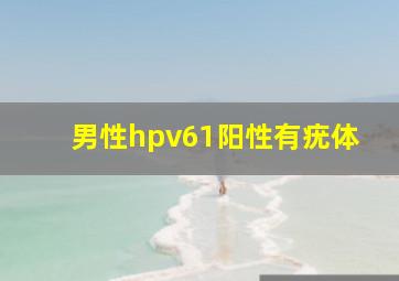 男性hpv61阳性有疣体