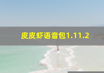 皮皮虾语音包1.11.2