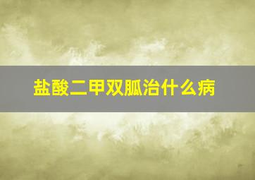 盐酸二甲双胍治什么病