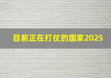 目前正在打仗的国家2025