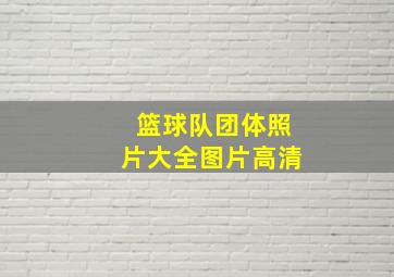 篮球队团体照片大全图片高清