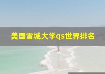 美国雪城大学qs世界排名