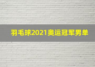 羽毛球2021奥运冠军男单