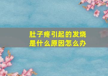 肚子疼引起的发烧是什么原因怎么办