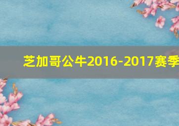 芝加哥公牛2016-2017赛季