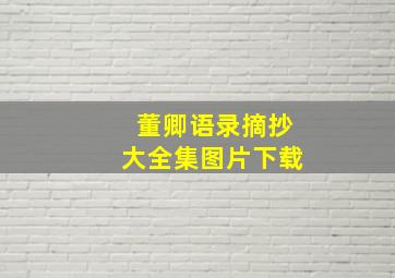 董卿语录摘抄大全集图片下载